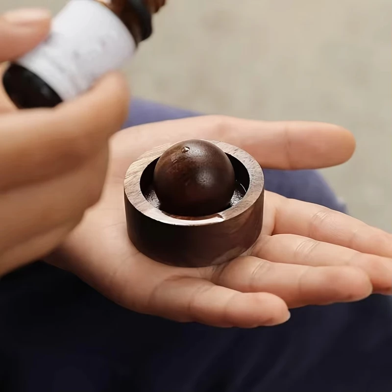 Home Fragrance Janzen - Wooden Ball Essential Oil Diffuser Aroma