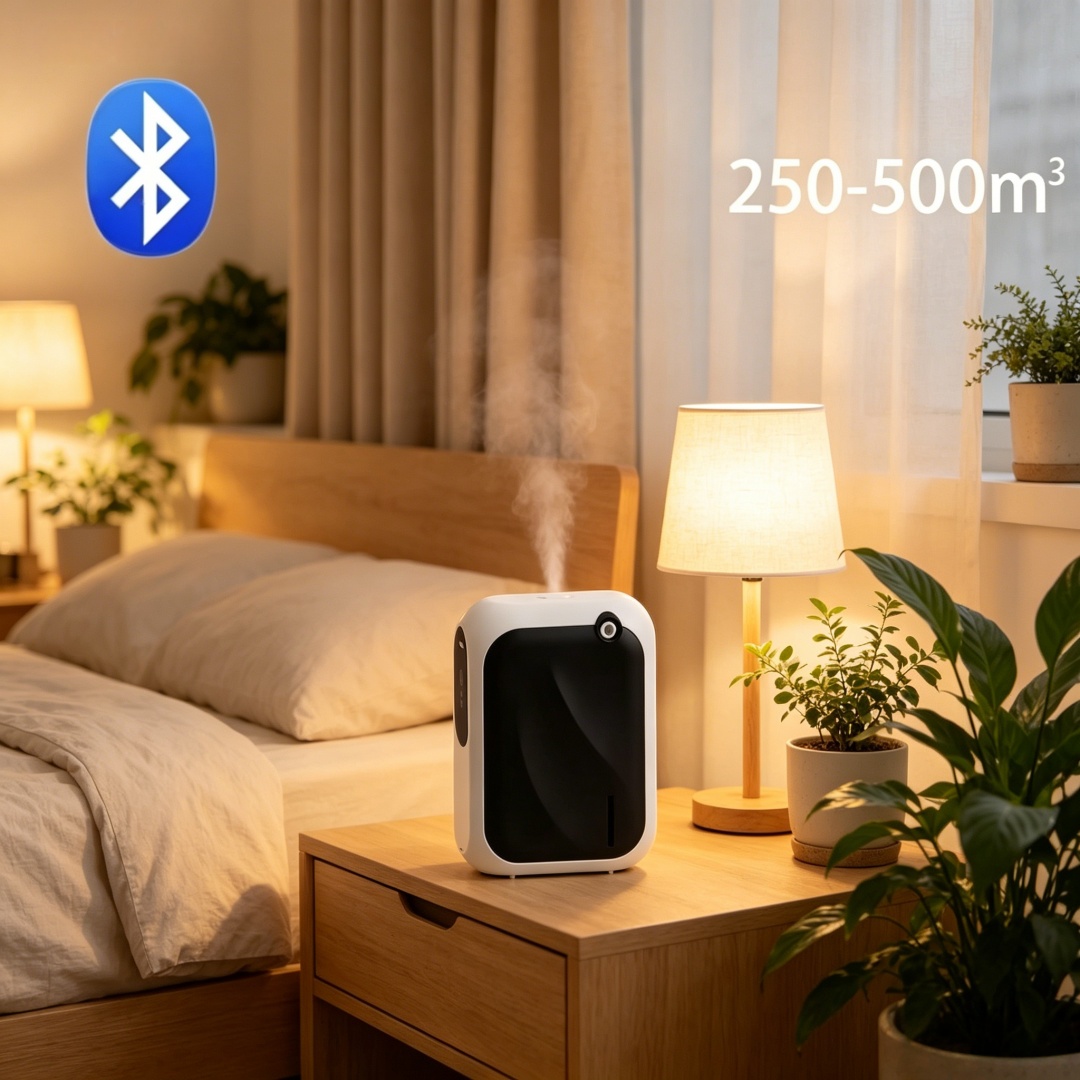Home Fragrance Diffuser Electric - JQNING Bluetooth Smart Aroma Diffuser Air