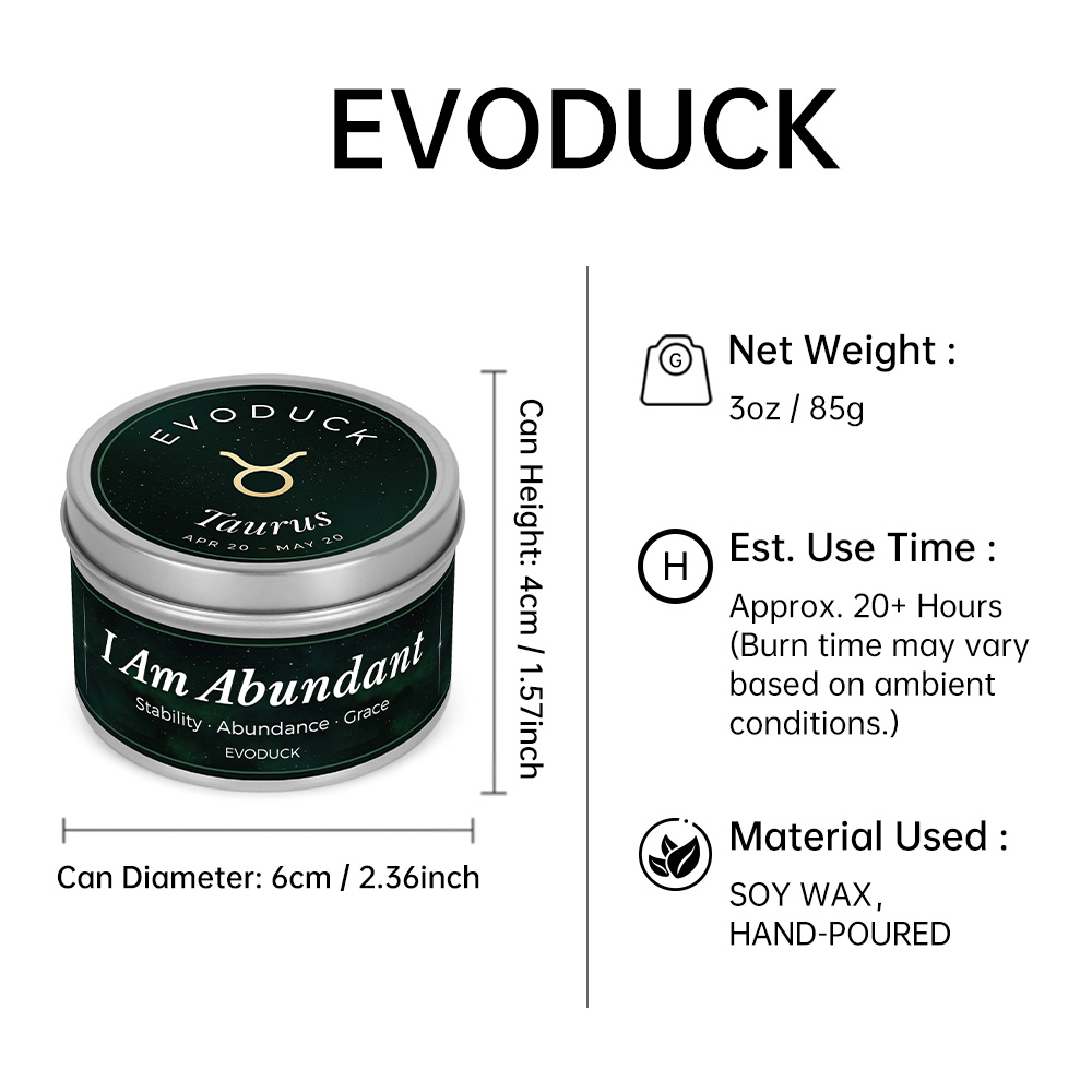 Aurus Zodiac Scented Candle, B - Home Fragrance Vanilla Scented Candle 评论和价格