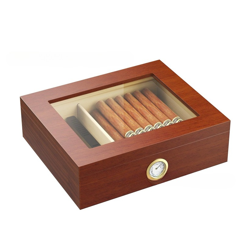 Cigar Humidor Box Cigar Case w - Home Fragrance Maple Walnut 评论和价格