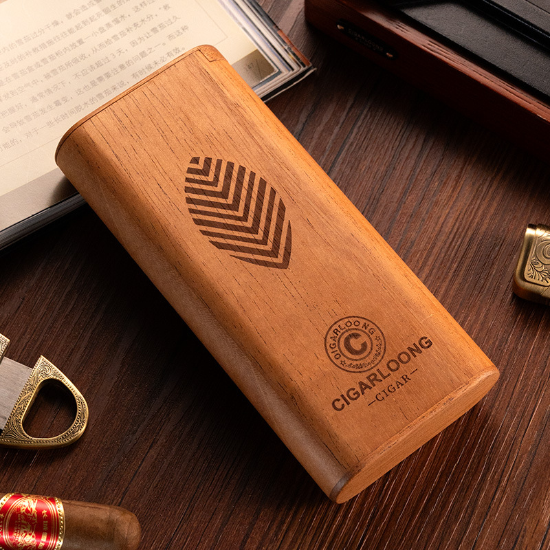 Cedar Wood Cigar Case Humidor  - Home Fragrance Maple Walnut 评论和价格