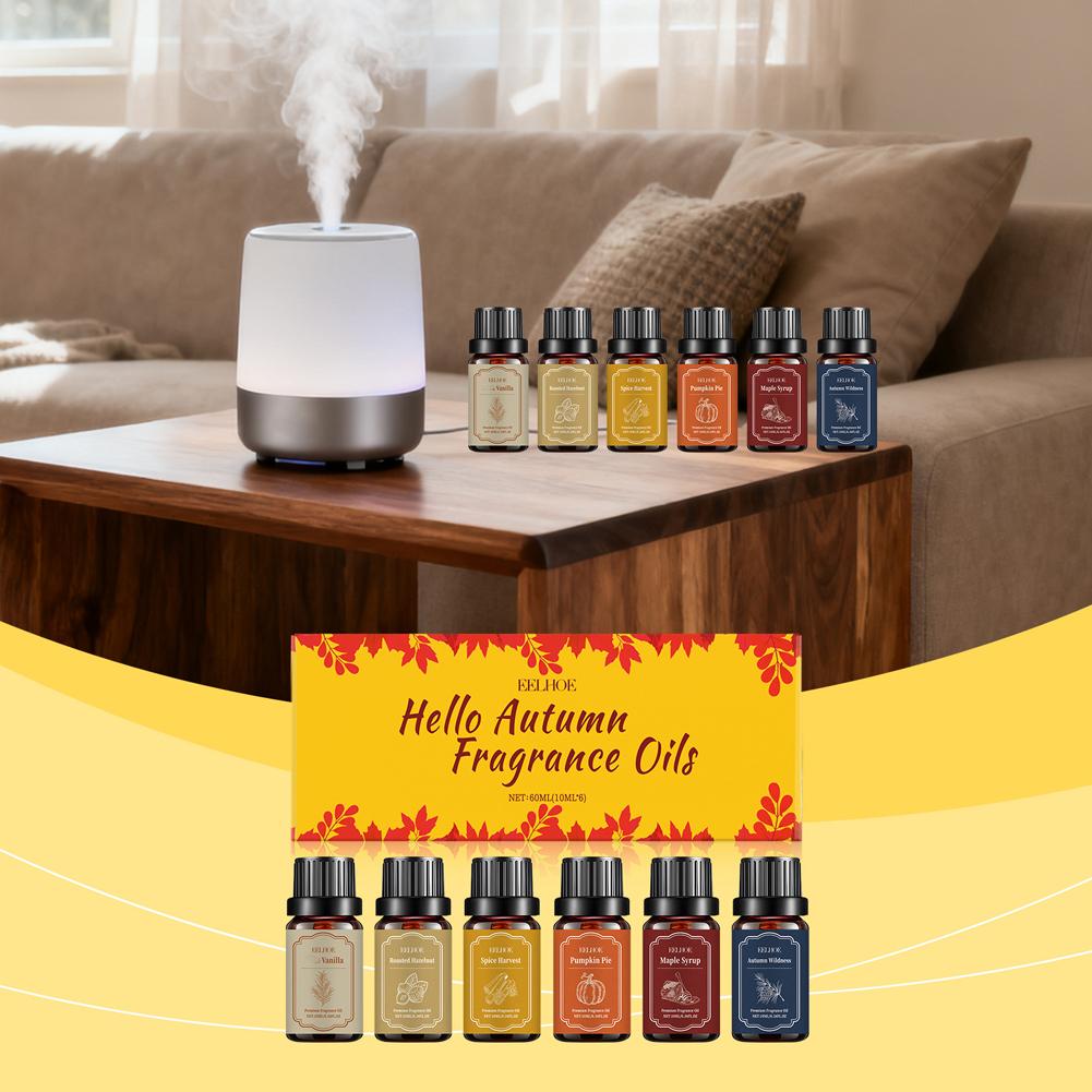 6x10ml Autumn Diffuser Fragran - Home Fragrance Vanilla Scented Candle 评论和价格
