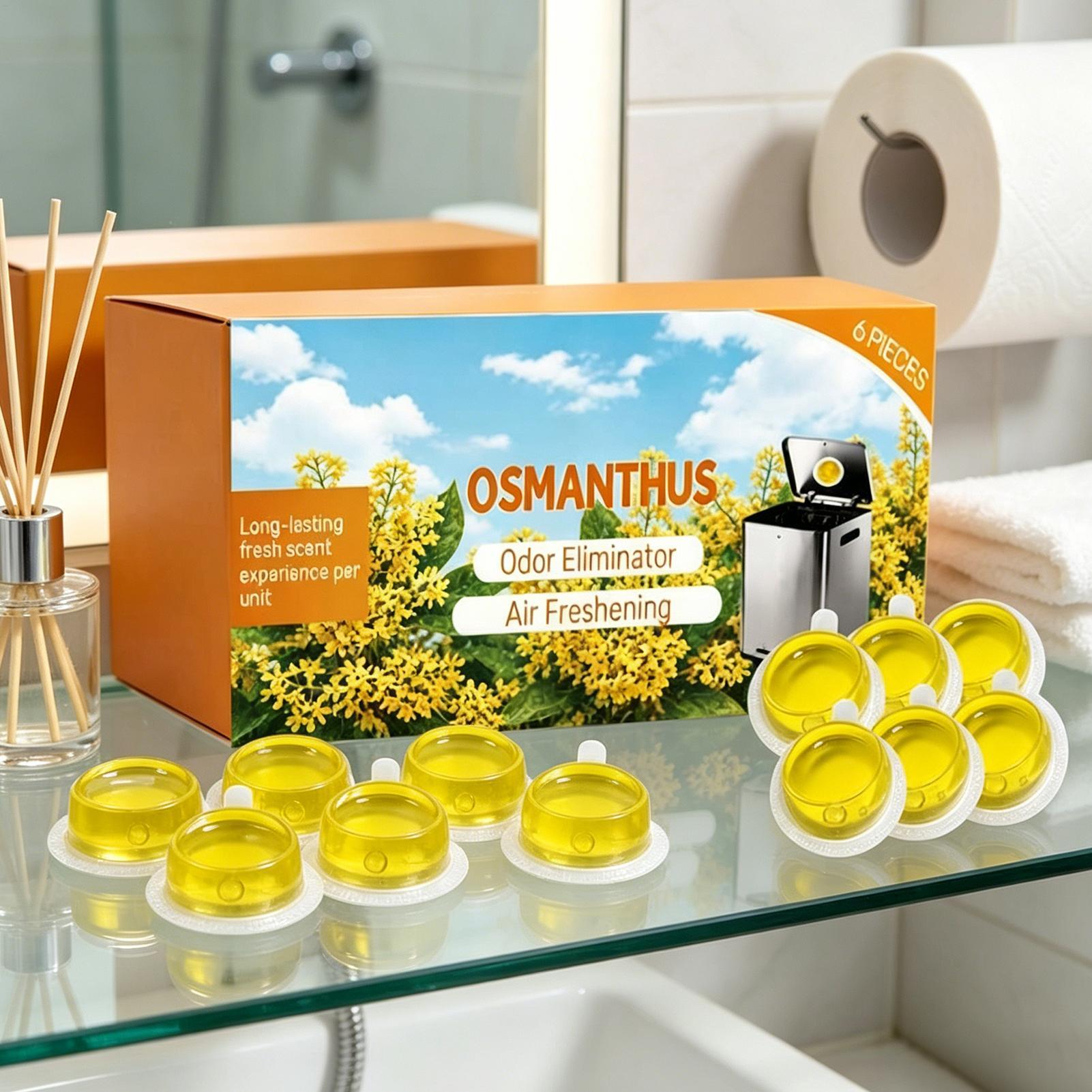6Pcs/BOX Citrus Scent Gel Air  - Gel Air Freshener 评论和价格