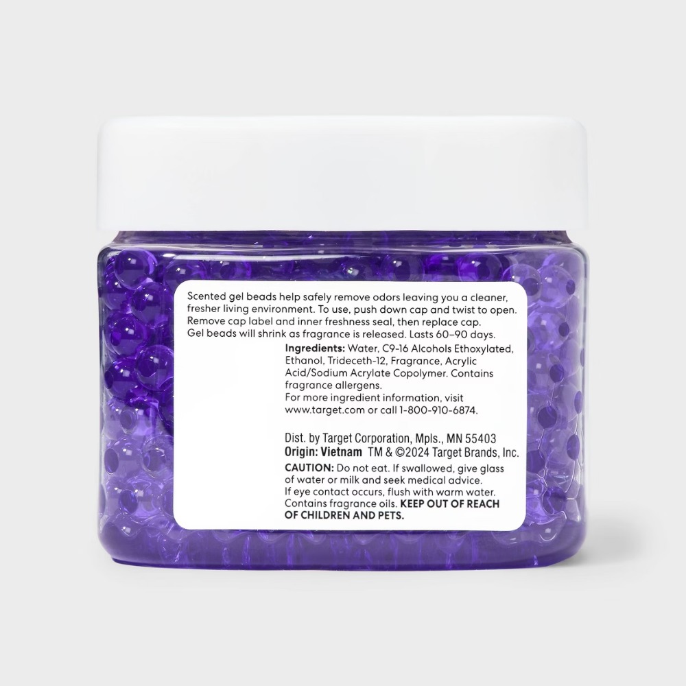 Scented Gel Beads - Lavender - - Gel Air Freshener 评论和价格