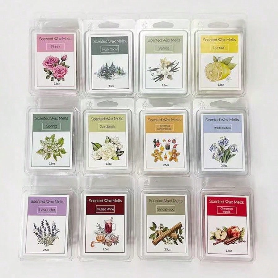 Scented Wax Melts Set, 8 Assor - Home Fragrance Vanilla Scented Candle 评论和价格