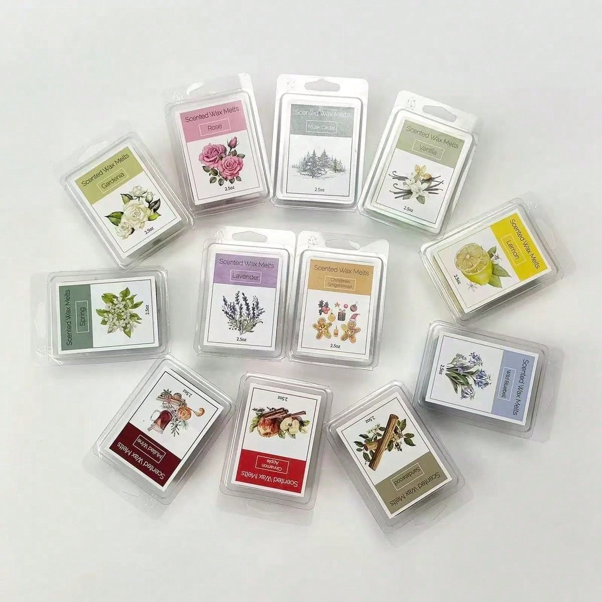 Scented Wax Melts Set, 8 Assor - Home Fragrance Vanilla Scented Candle 评论和价格