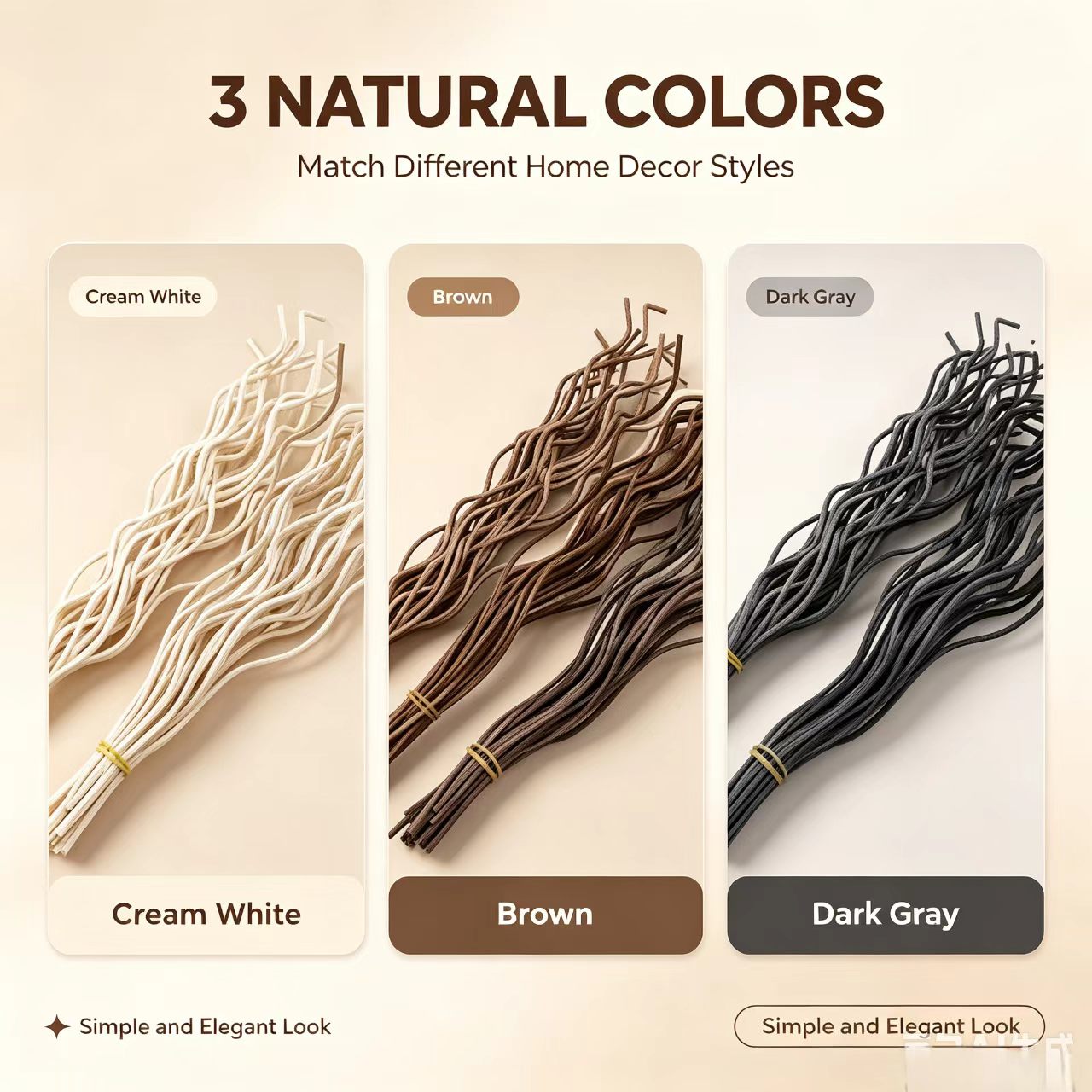 20Pcs Long Wavy Rattan Reed Di - Home Fragrance Verbena 评论和价格