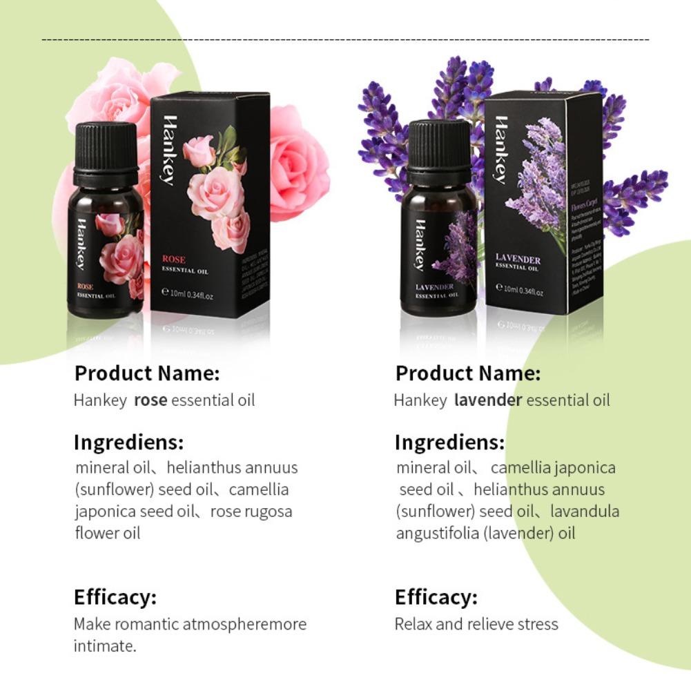 12 Flavors 10ml Essential Oils - Home Fragrance Vanilla 评论和价格