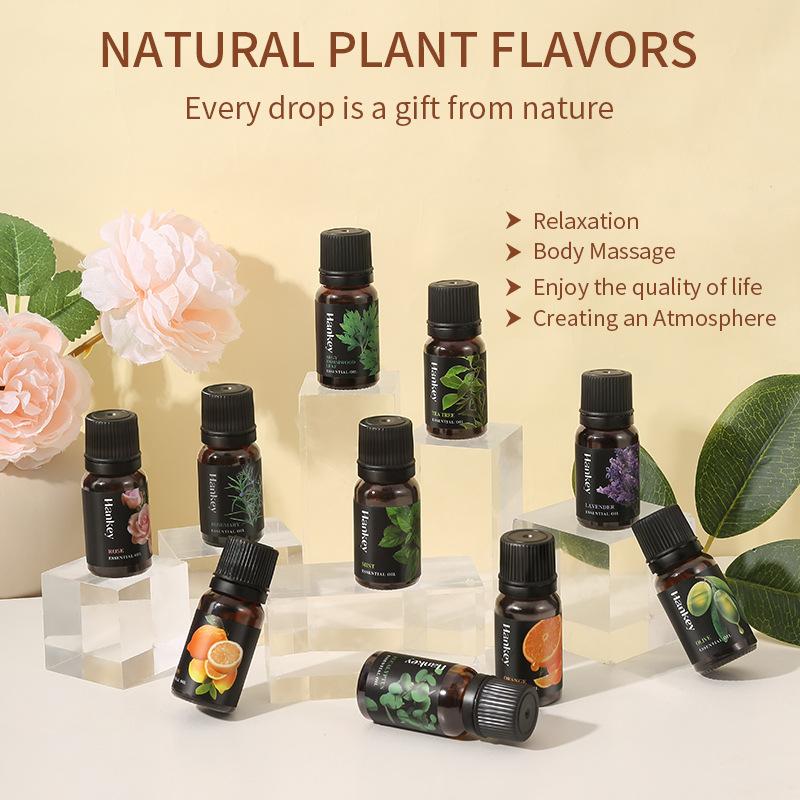 12 Flavors 10ml Essential Oils - Home Fragrance Vanilla 评论和价格