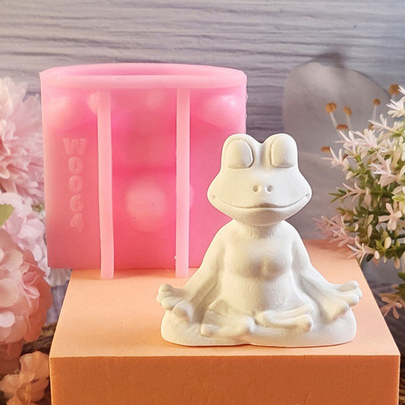 1 Piece, Yoga Frog Shape Fragr - Gel Air Freshener 评论和价格
