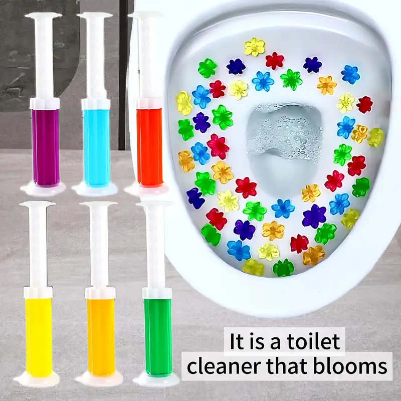 1/20pcs Flower Toilet Cleaner  - Gel Air Freshener 评论和价格