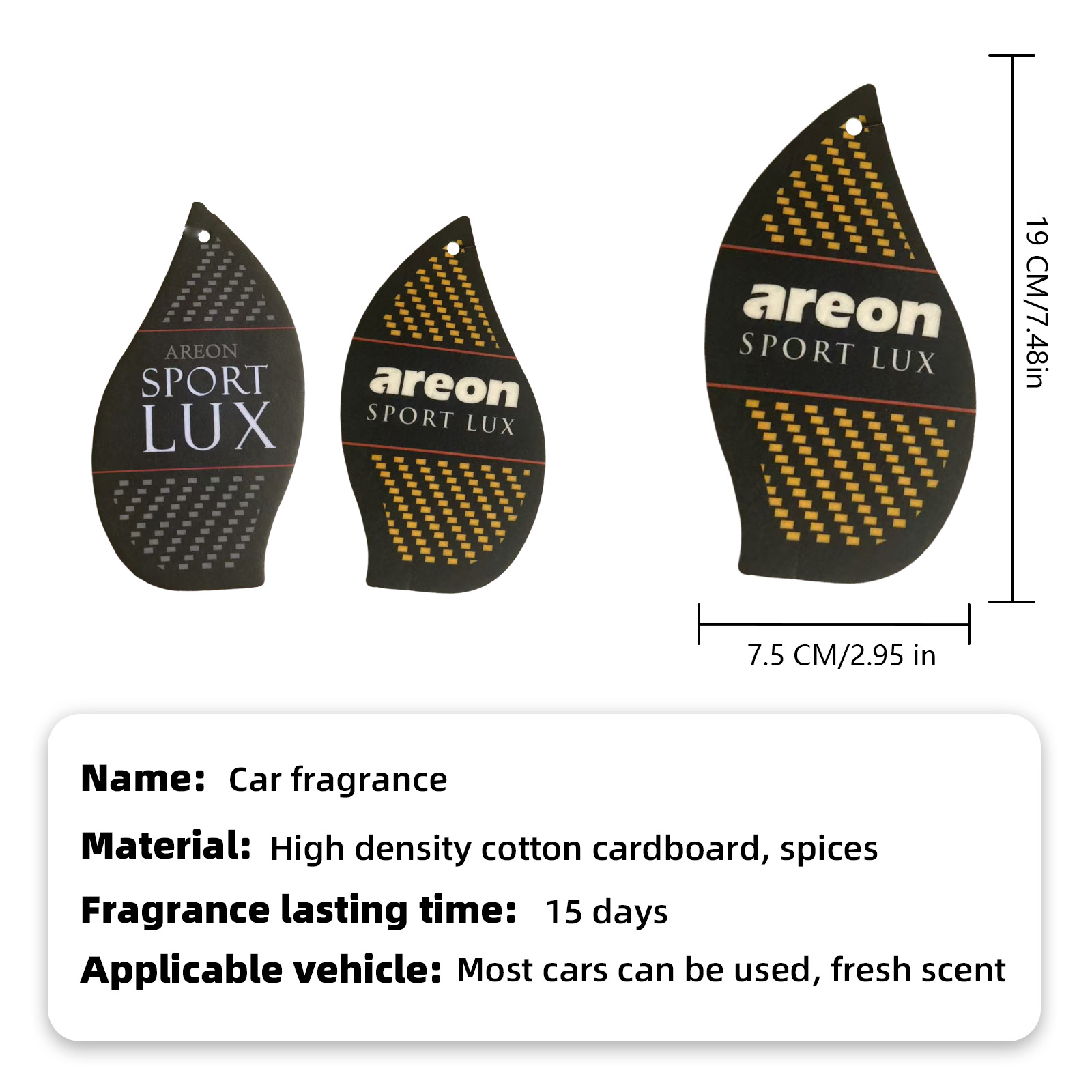 Areon Sport Lux Car Air Freshe - Gel Air Freshener 评论和价格