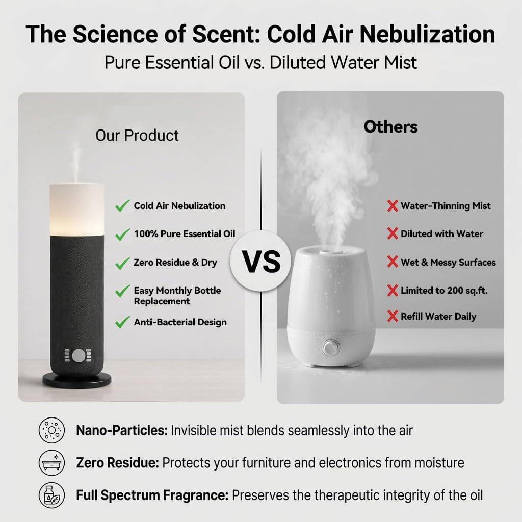 NAMSTE 120ML Tower Scent Diffu - Home Fragrance Diffuser Electric 评论和价格