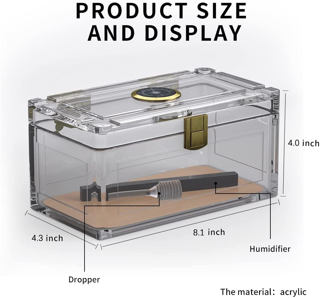 Acrylic Cigar Humidor With Ced - Home Fragrance Maple Walnut 评论和价格