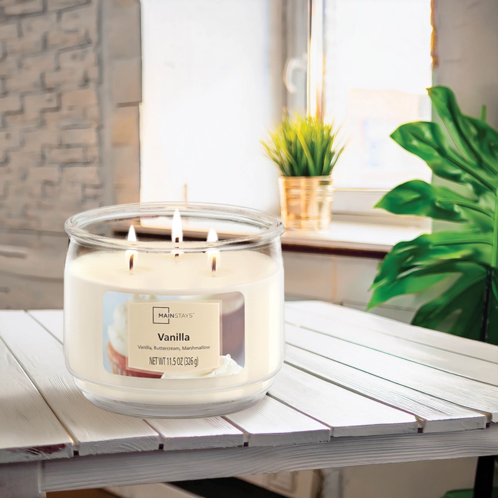 Vanilla Scented Glass Jar Cand - Home Fragrance Vanilla Scented Candle 评论和价格